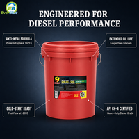 Huile moteur diesel haute performance 15W-40/20W50/10W-40 pour camions, bus et engins de construction – Vente en gros usine