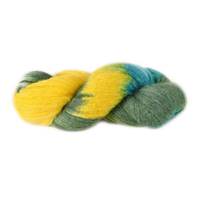 Colorful Dyed 200g Silk Mohair Wool Yarn Soft Lightweight Fluffy Hand Knitting Crochet Material for Sweaters Hats Scarves Chunky