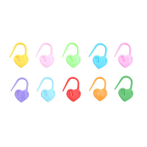 1000 piezas Anti-Release Love Plastic Pin Mark High Knitting Tools para contar suéteres disponibles Small Large Made Cotton - Product Image 5