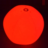 Ballon de plage à led multicolore 30 "ballon de concert à led gonflable lumineux