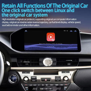 Pantalla táctil Android Auto LINUX para Lexus ES 2013-2022 ES350H ES250 ES350 ES300H Radio de coche Reproductor multimedia GPS Carplay - Product Image 5