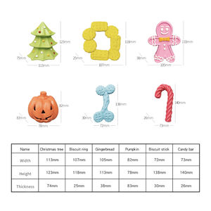 Juguete Masticable para Perros Pequeños y Medianos con Sabor a Leche y Tocino, <span class=keywords><strong>de</strong></span> Goma Natural Resistente y con Sonido, Precio <span class=keywords><strong>de</strong></span> Fábrica, Regalo <span class=keywords><strong>de</strong></span> Navidad - Product Image 5