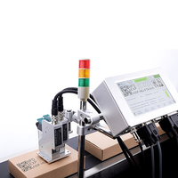 Bande transporteuse portative de Machine d'impression de logo d'imprimante Tij en ligne continue à grande vitesse pour la petite entreprise de carte PCB de bouteille en verre