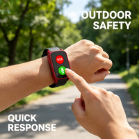 Bracelet intelligent de suivi pour personnes âgées, alarme d'urgence SOS, détection de chute, surveillance du sommeil, fréquence cardiaque, tension artérielle, montre senior étanche