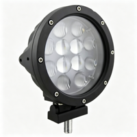 7.1Inch 60W 4320lm LED Work Light 4D Lens IP68 Waterproof 12-48V Auxiliary Driving Lamp for Offroad Car Truck Forklift Machinery