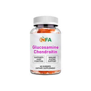 Gummies OEM Glucosamine Chondroïtine avec extrait de curcuma pour soutenir la mobilité articulaire et la santé des coussinets de cartilage - Product Image 1