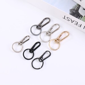 여성 남성 가정용 자동차용 도매 아연 합금 내구성 패션 키체인 블랙 - Product Image 2
