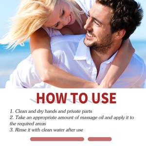 สามารถช่วยเพิ่มสมรรถภาพทางเพศ ผลิตภัณฑ์สำหรับผู้ใหญ่ น้ำมันเพิ่มขนาดและความหนาของอวัยวะเพศชาย - Product Image 6