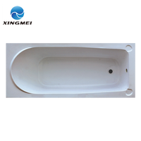 Baignoire transparente en acrylique pour adultes, prix d'usine, salle de bain d'occasion, bas prix