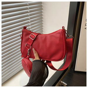 Sac à bandoulière imprimé tendance 2026 pour femme, style coréen frais et mignon, sac fourre-tout chic et polyvalent. - Product Image 4