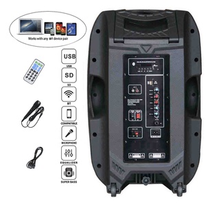 Jumboaudio jps5515ba 1100W 15 "Powered karaoke Bộ TWS + loa + LED + đứng + Microphone + pin loa thiết lập bocina - Product Image 5