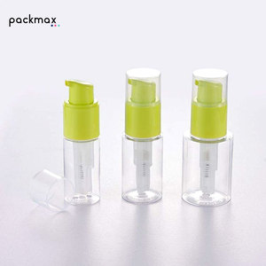 Wholesale 60ml 80ml 120ml transparent plastic PP skincare baby talcum powder <b>bottles</b> dry powder spray <b>bottles</b> with <b>pump</b> - Product Image 5