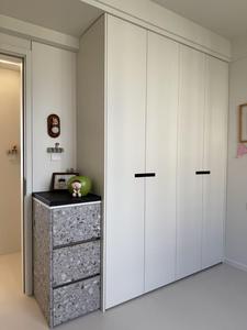 Armadio Moderno Convertibile in Legno con Pannelli, Altezza Regolabile, Portatile, Autoportante per Casa, Ospedale, Soggiorno - Product Image 3