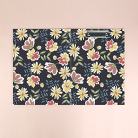 Carpeta de archivos personalizada de fábrica, Folio con líneas recargables, Bloc de notas, suministros de papelería, Clip, organizador de bloc de notas para niña y Mujer