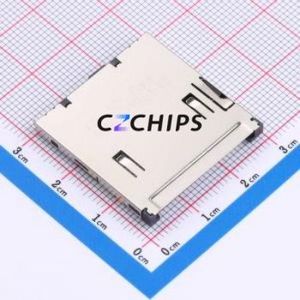 10067847-001RLF SD Card / Memory Card Connector SMD Connector Self-Return Type Standard SD Card Card Holder With - Product Image 1