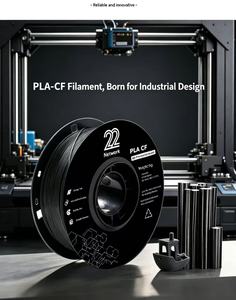 <b>PLA</b>-CF Carbon Fiber 3D Printing Filament 1.75mm High Strength Low Warp 1KG Spool for FDM 3D Printers - Product Image 4
