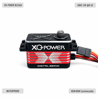 Servomoteur RC XQ-POWER BLS348 48KG à profil bas, 8.4V haute tension, sans balais, engrenages métalliques, couple élevé, numérique, pour buggy RC et voiture RC