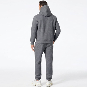 Ensemble de survêtement 2 pièces pour <span class=keywords><strong>homme</strong></span> grande <span class=keywords><strong>taille</strong></span>, fabriqué sur mesure, comprenant un sweat à capuche et un pantalon de sport - Product Image 2