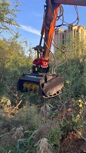 Hoog rendement skid steer aanbouwmaaier met sikkelmes voor het snoeien van boomtakken en struiken voor bosbouwmachines, 1 jaar garantie - Product Image 3