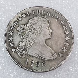 Moneda <span class=keywords><strong>de</strong></span> dólar estadounidense <span class=keywords><strong>de</strong></span> los años 1795, 1796, 1797 y 1798, reproducción <span class=keywords><strong>de</strong></span> la moneda Liberty Americana, colección <span class=keywords><strong>de</strong></span> <span class=keywords><strong>Estados</strong></span> <span class=keywords><strong>Unidos</strong></span>, regalos <span class=keywords><strong>de</strong></span> recuerdo - Product Image 2