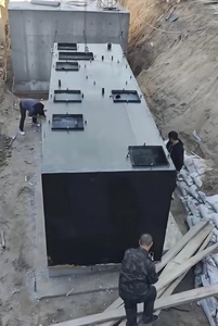 NQ-1 MBR Station d'épuration rurale 240m³/jour 220V Système conteneurisé prêt pour l'énergie solaire avec PLC pour les eaux usées des villages - Product Image 5