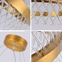 Lustre de luxe K9 XX lustre suspendu 2025 nouveau luminaire de bureau à domicile avec suspension en cristal pour la décoration de la maison