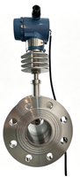 Medidor de Flujo Inteligente DN15-DN100 Tipo Brida SS304 Alta Temperatura Pantalla LCD 4-20mA RS485 para Líquidos, Gases y Vapor