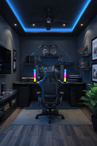 Barre lumineuse LED moderne, synchronisation musicale, lampe ambiante RGB USB, changement de couleur, décoration de salle de jeu, 2 pièces/ensemble - Product Image 3