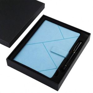 2026 2027 Custom Luxury Leather Journal Notebook <b>Set</b> with Pen Diary Notepad and Gift Box <b>Sewing</b> Binding Hardcover - Product Image 1