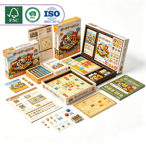 <span class=keywords><strong>Juegos</strong></span> <span class=keywords><strong>de</strong></span> Mesa <span class=keywords><strong>de</strong></span> Rompecabezas <span class=keywords><strong>de</strong></span> Producción en Lotes Pequeños y Caja <span class=keywords><strong>de</strong></span> Empaque con Mapas y Piezas <span class=keywords><strong>de</strong></span> Ajedrez para Niños - Product Image 1