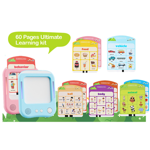 เครื่องอ่านบัตรคำศัพท์<span class=keywords><strong>ภาษา</strong></span>อังกฤษสำหรับเด็กเล็ก พร้อมหน้าจอแสดงผล ของเล่นเสริมพัฒนาการแบบไม่ใช้หน้าจอ - Product Image 5