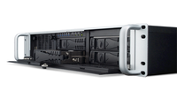 Chassis Rak HPC-7242 2U untuk Prosesor AMD 9004/9005, Motherboard ATX, 4 Tray HDD SAS/SATA Hot-Swap, RPS untuk Server