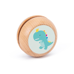 Dessin animé pour enfants en bois <span class=keywords><strong>Yo</strong></span>-<span class=keywords><strong>Yo</strong></span> Spinning Toy Retro Classic Kindergarten Educational Gift - Product Image 5