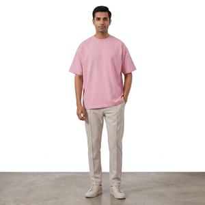 Camiseta de Alta Calidad 100% Algodón 210gsm con Logotipo Personalizado en el Cuello, Manga Corta, Ropa de Trabajo, Publicitaria, para Hombre, Tejido de Punto - Product Image 1