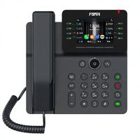 Teléfono IP Gigabit V64 con Pantalla a Color de 3.5'', Wi-Fi de Doble Banda 2.4G/5G, PoE, Conferencia de 6 Vías, 21 Teclas DSS, Teléfono VoIP SIP