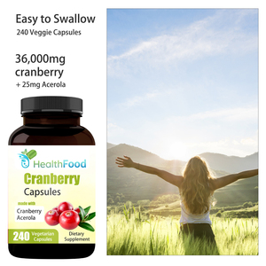 Lower Price Powerful Antioxidant Herbal Cranberry Capsules Boost Immunity Dietary <b>Supplement</b> for Women and Men Cranberry Capsule - Product Image 5