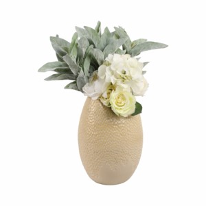 Vaso in Ceramica Moderno con Bordo Ondulato, Forma Aperta Arrotondata Decorativa per Soggiorno, Camera da Letto e Arredamento Casa - Product Image 2