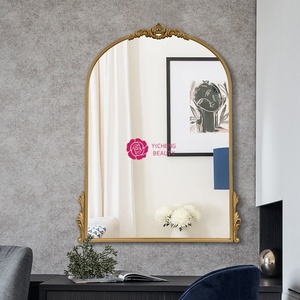 Miroir encadré en <span class=keywords><strong>bois</strong></span> de style baroque antique Yicheng, décoration d'intérieur de luxe, miroir pour <span class=keywords><strong>cheminée</strong></span>, miroir de style français pour salon - Product Image 5