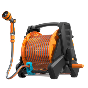 Haute qualité 20m 30m 40m <span class=keywords><strong>50m</strong></span> 25m Auto <span class=keywords><strong>mural</strong></span> automatique rétractable eau <span class=keywords><strong>tuyau</strong></span> d'arrosage enrouleur pour jardin avec pistolet pulvérisateur - Product Image 6