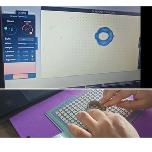 Venta al por mayor de fábrica: Sensor FSR de matriz <span class=keywords><strong>17</strong></span>*15 y sistema de mapeo de presión superficial, sensor de presión de demostración y almohadilla de sensor de presión - Product Image 2