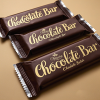 Sacs rectangulaires en plastique thermoscellés avec logo personnalisé de 4g de feuille de bonbons en mylar sac de barre de chocolat scellé à l'arrière en PET pour champignons