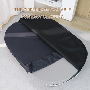 Camas ortopédicas para perros de gran tamaño, cama de sofá para mascotas de espuma viscoelástica XL Egg-Crate con lados de refuerzo, almohada de cama inferior antideslizante - Product Image 4