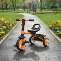 Tricycle pliable personnalisé OEM pour enfants de 1 à 6 ans, poussette-tricycle pour bébé, en promotion, tricycle 3-en-1 pour enfants