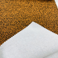 Tissu en polyester et lin de couleur riche, fil circulaire tricoté, boucle, tissu polaire pour meubles et chaises, offre spéciale