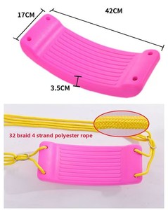 Balançoire pour bébé en plastique coloré d'extérieur avec accoudoirs mobiles pour la maison, l'école, la maternelle, le jardin, la garderie, le <span class=keywords><strong>parc</strong></span> de trampolines avec certification CE EN71 - Product Image 4