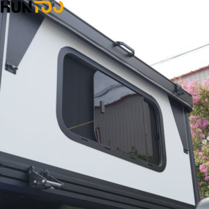 Huntoo - Caravana Desplegable para Camioneta, con Carcasa Rígida de Aluminio Resistente a la Oxidación, Ventana de Malla Transpirable, <span class=keywords><strong>Precio</strong></span> de Fábrica, para Camionetas Compactas - Product Image 5
