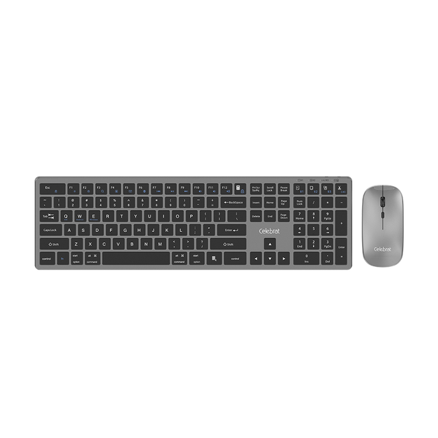 KB-06 Wireless Keyboard and Mouse Combo 2.4G Rechargeable Full Size Office Keyboard Set