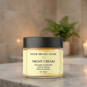 Crème de nuit aux herbes – Nourrissante en profondeur, réparatrice, hydratante et éclaircissante pour tous types de peau - Product Image 2