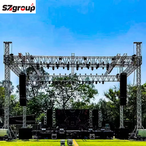 Chất Lượng Cao Có Thể Gập Lại Xách Tay Mô Hình Vuông Nhôm Ánh Sáng Sân Khấu Giàn Hot Bán Cho Các Sự Kiện Đám Cưới Buổi Hòa Nhạc <span class=keywords><strong>DJ</strong></span> Giai Đoạn - Product Image 3