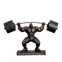 Sculpture d'athlète en résine créative et artistique, modèle Homme Musclé Héraclès, ornements sportifs, cadeau d'inauguration de salle de sport
